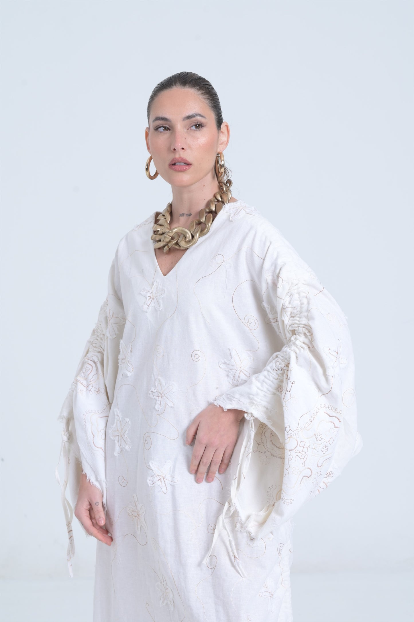 Indian linen dress