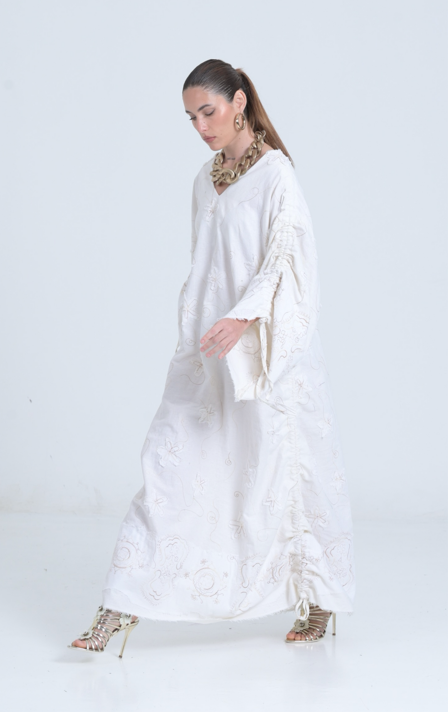 Indian linen dress